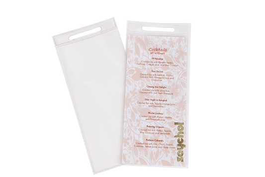 Restaurant Menu Sleeves