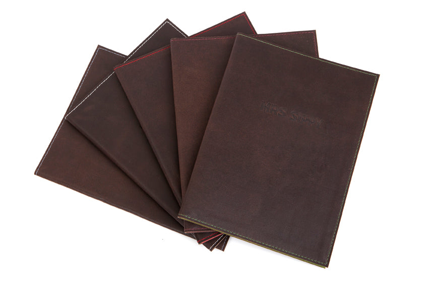 Leather menu folders