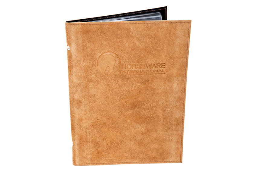 Leather menu folders